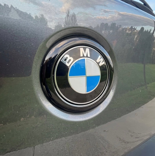 BMW Gloss Black Rear Badge Surround - F20/F21